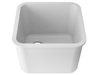 Porcelanosa BASIC Laboratory Basic L601 - 40x40 cm E: Solid Surface Sinks Solid Surface 